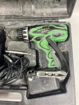 Hitachi 14.4 Cordless Drill and Light with Carry Case