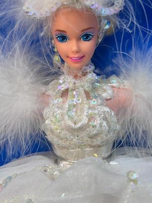 Limited Edition Enchanted Seasons Collection Snow Princess Barbie Doll #11875 by Mattel First in Series 1994