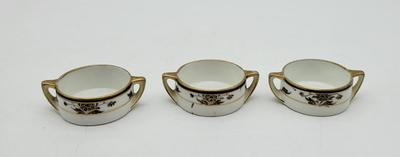 Hand Painted Nippon Salt Cellars