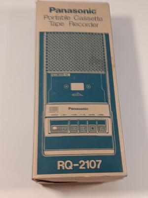 Vintage Panasonic Portable Cassette tape recorder New in the box