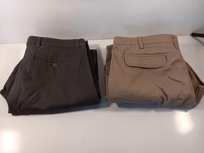 Two near new Men's pants Size 40 x 32 Roundtree & Yorke and Sonoma