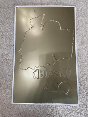 Wizard of Oz tin sign