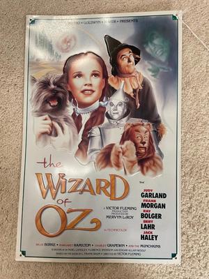 Wizard of Oz tin sign