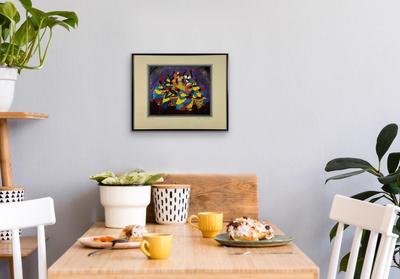 970 Photo Reproduction "Celebration" by Paul Nzalamba