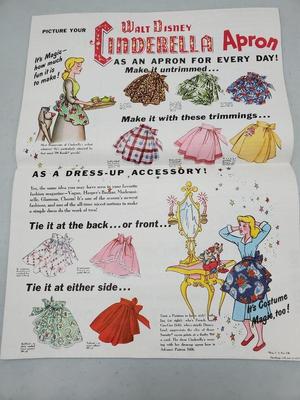 Walt DIsney's Cinderella Apron Pattern #2
