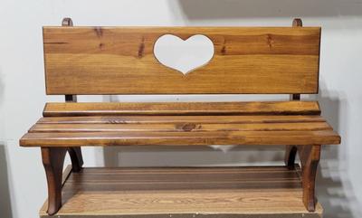 Heart Doll Bench