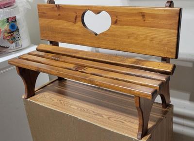 Heart Doll Bench
