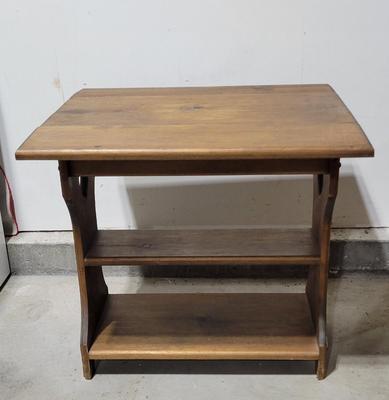 Wooden Miniature Drop Leaf Stand