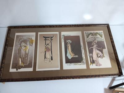 JOY DUNN LOT OF 4 Limited Edition Lithograph, Signed and framed with Certificate of Authenticity
