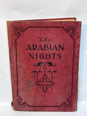 Antique Vintage The Arabian Nights Entertainments Illustrated Hardcover Book