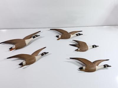 Hand carved Wooden Canadian Goose wall art