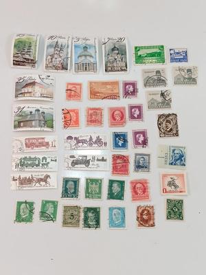Assortment of vintage postage stamps for your Stamp collection