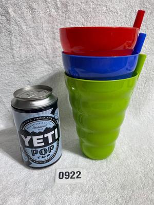 Yeti pop and 3 cups