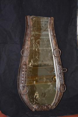 Antique Horse Collar Mirror 25x14