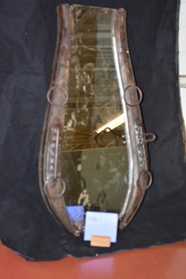 Antique Horse Collar Mirror 25x14