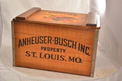 Wooden Reproduction Budweiser Crate 18x12x11.5