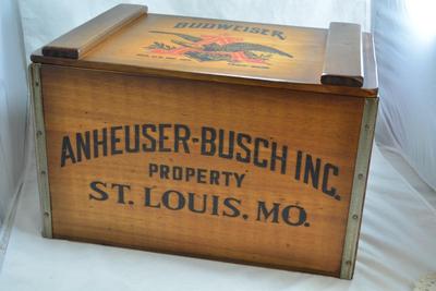 Wooden Reproduction Budweiser Crate 18x12x11.5