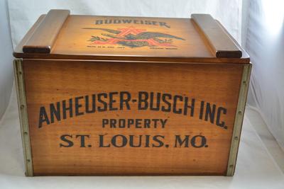 Wooden Reproduction Budweiser Crate 18x12x11.5