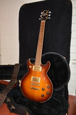 IBANEZ "Artist" Solid Body 2 Pick-Up Electric Guitar with Hard Case 43x16x5