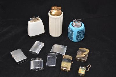 Lot of Vintage Lighters, Ronson Zippo More