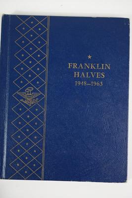 FRANKLIN HALVES 1948-1963 IN BOOK