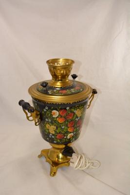Hand Painted Electric Russian Samovar 15