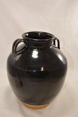 Antique/Vintage Black Glaze Vase, China