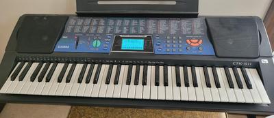 Casio Electronic Keyboard with Stand and Seat