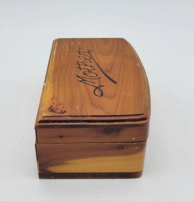Antique "Mother" Wooden Box