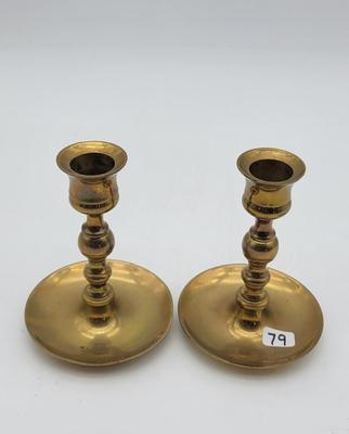 Solid Brass Candle Stick Holders