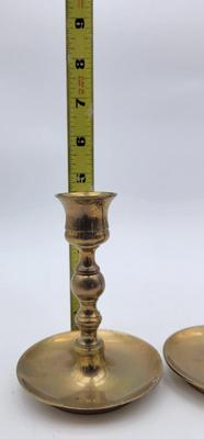 Solid Brass Candle Stick Holders