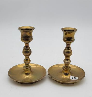 Solid Brass Candle Stick Holders