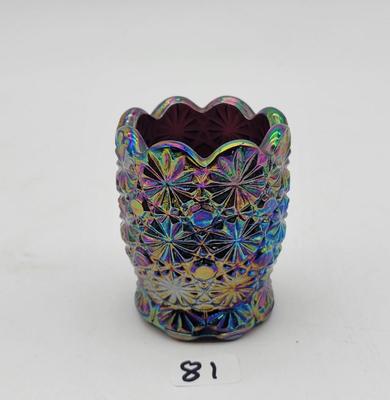 Vintage Fenton Carnival Glass Toothpick Holder
