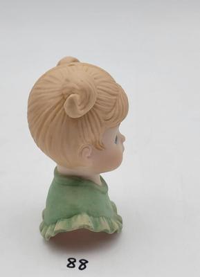 Vintage Girl Head Figurine