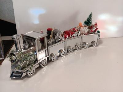 Vintage hard plastic train with cars full of Joy