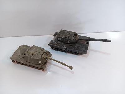 Military toys ERTL 12U-745 US Army Tank and Bandai, Japan 1983 German Toy Tank