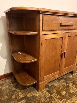 Wooden Cabinet Media Stand Project
