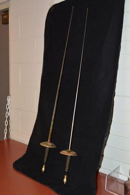 Pair of Vintage Decorative Fencing Foils 43x4