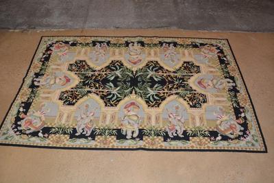 Chinese Elephant Needlepoint Tapestry/Rug