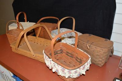 Lot of 7 Longaberger Baskets