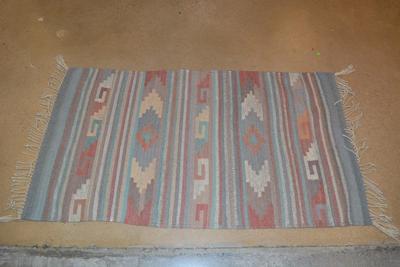 Beautiful Wool Rug, Hecho en Mexico  56