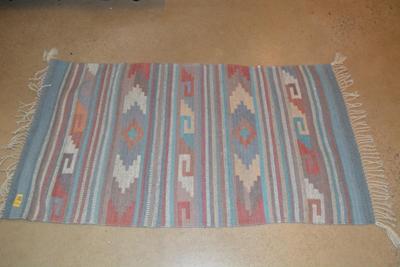 Beautiful Wool Rug, Hecho en Mexico  56