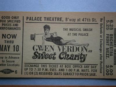 (3) 1960's Theatre Tickets