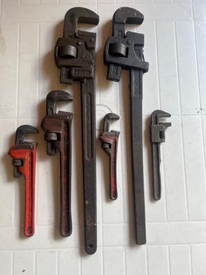 Pipe Wrench Lot