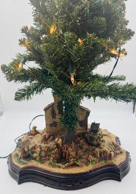 Hawthorne Village Light Musical Nativity Christmas Tree