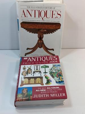 Hardback books on Antiques