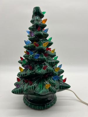 Vintage Ceramic 12 Inch Christmas Tree ~Read Details