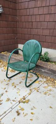 Vintage Metal Patio Chair