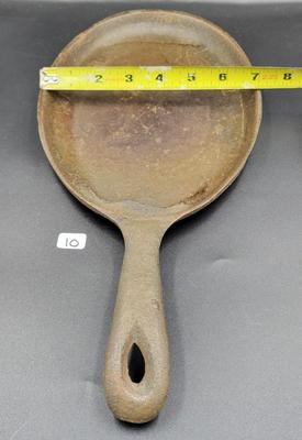 Cast Iron Oval Fry Pan Skillet