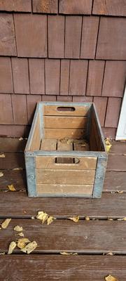 Vintage Wooden Lucerne Box